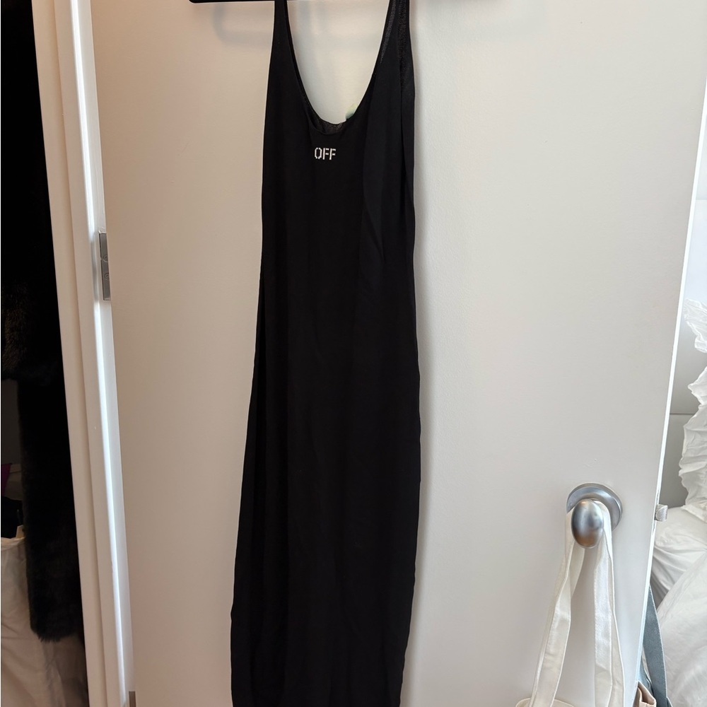 Off-White Black Midi Dress RARE